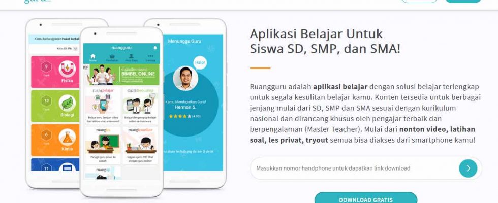 Belajar Online dan Cepat di Ruangguru