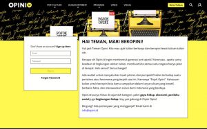 Kirim Tulisan di Pojok Opini.